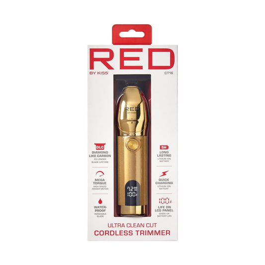 Kiss Red Trimmer Ultra Clean Cut Cordless