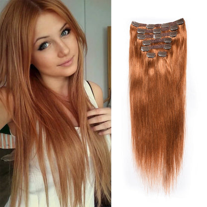 CALYPSO CLIP HAIR EXT 15    RED