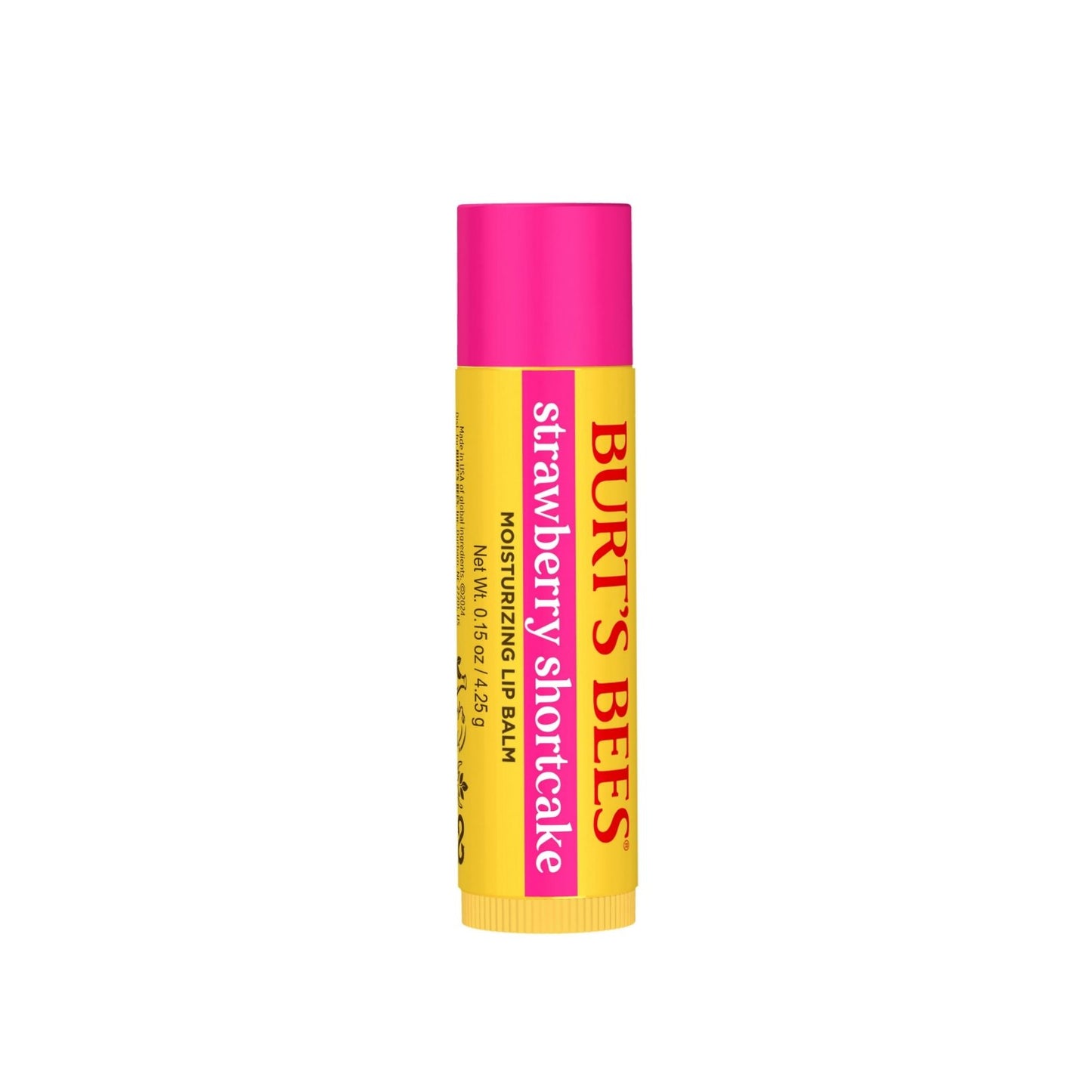 Burts Bees Lip Balm Moisturize Strawberry (6in)