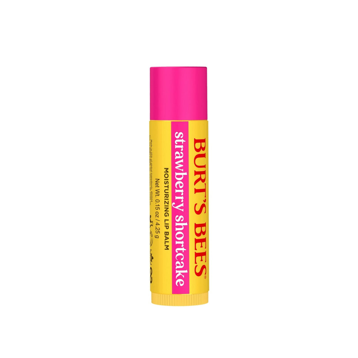 Burts Bees Lip Balm Moisturize Strawberry (6in)