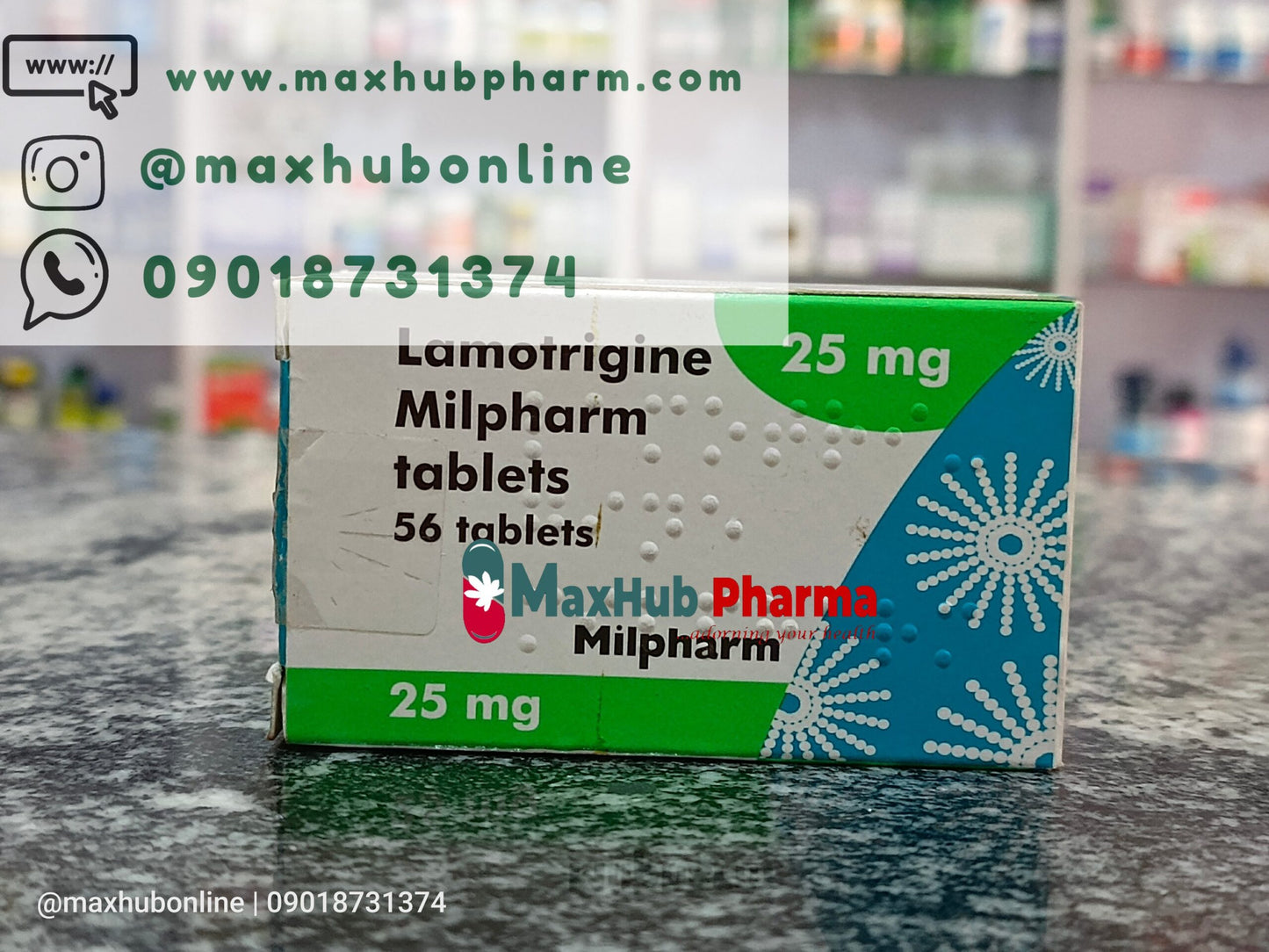LAMOTRIGINE TB 25MG 500