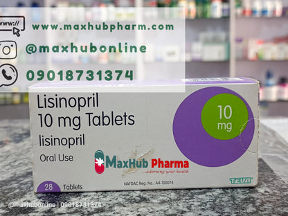 LISINOPRIL TB 10MG 100 CPLT