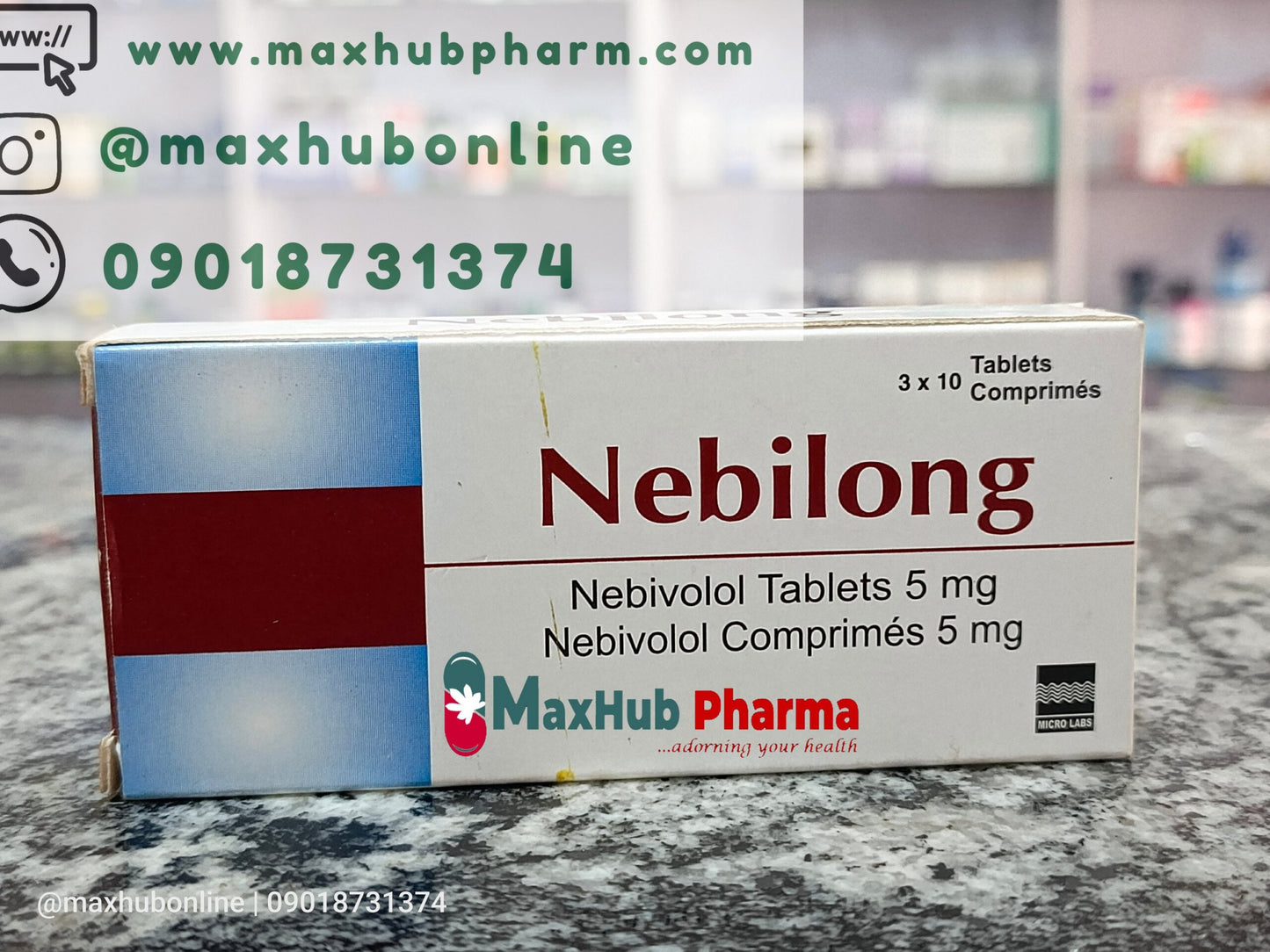 NEBIVOLOL TB 5MG 30