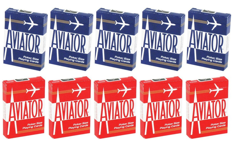 AVIATOR Playing Cards - Jumbo Index, Assorted Colors