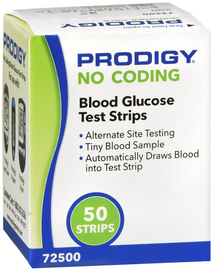 PRODIGY NO CODE TEST STRIP RETAIL 50CT