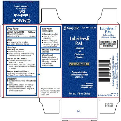 LUBRIFRESH P.M. 15-83% O/O 3.5 GM