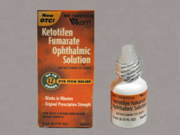 KETOTIFEN FUMARATE 0.025% O/S 5 ML