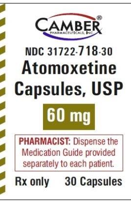 ATOMOXETINE HCL CP 60MG 30