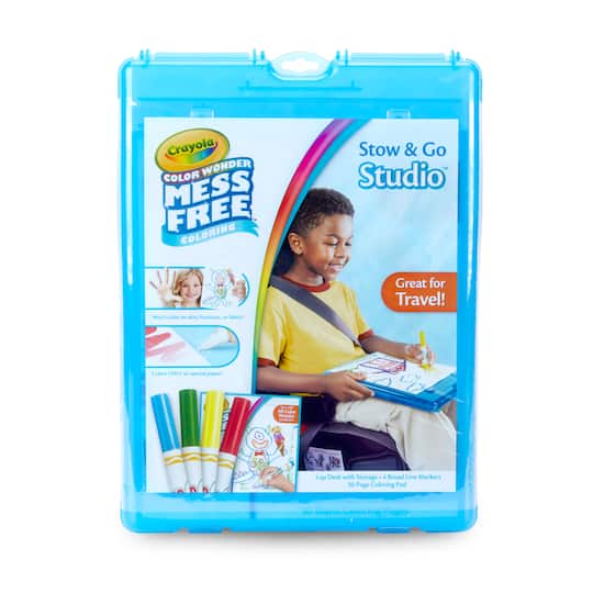 Crayola Color Wonder Stow & Go Coloring Studio