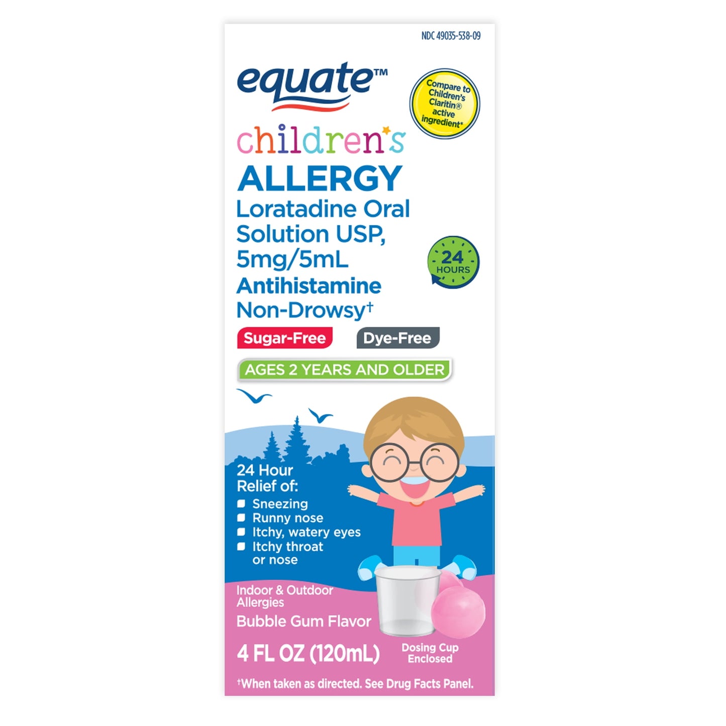 GNP LORATADIN 5MG-5ML CHILD SOL 120 ML