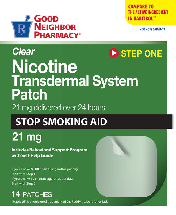 GNP NICOTINE PATCH 21MG 7CT