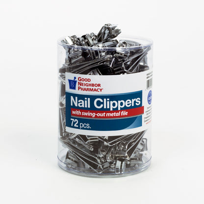 GNP NAIL CLIPPER TUB 72CT