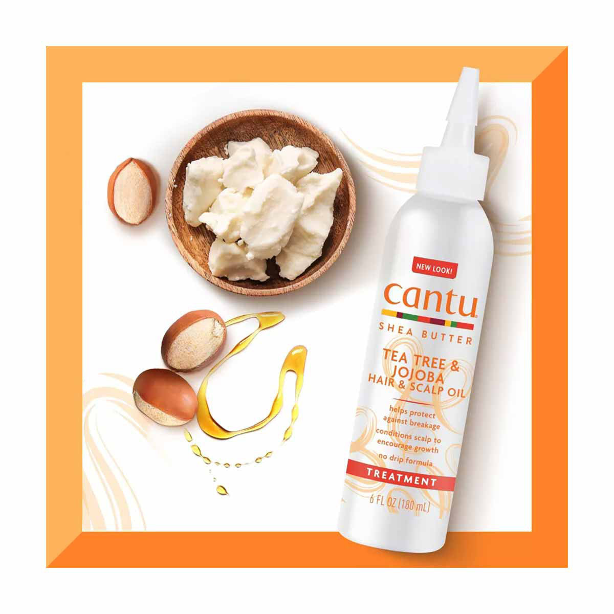 Cantu Shea Butter Tea Tree & Jojoba Hair & Scalp Oil 6oz