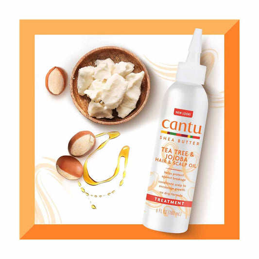 Cantu Shea Butter Tea Tree & Jojoba Hair & Scalp Oil 6oz