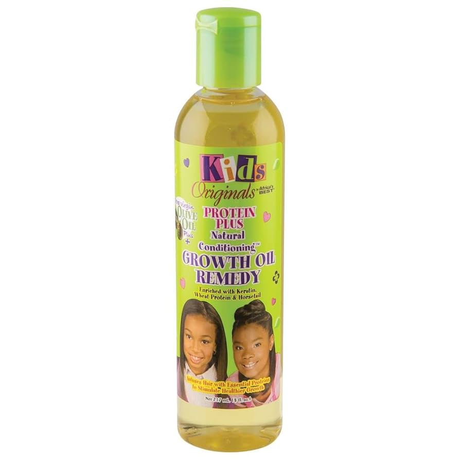 Africas Best Kids Orig Protein Plus Growth Oil Remedy 8oz