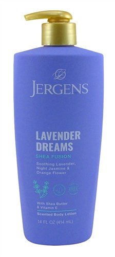 Jergens Shea Fusion Lavender Dreams Body Lotion 14oz Pump