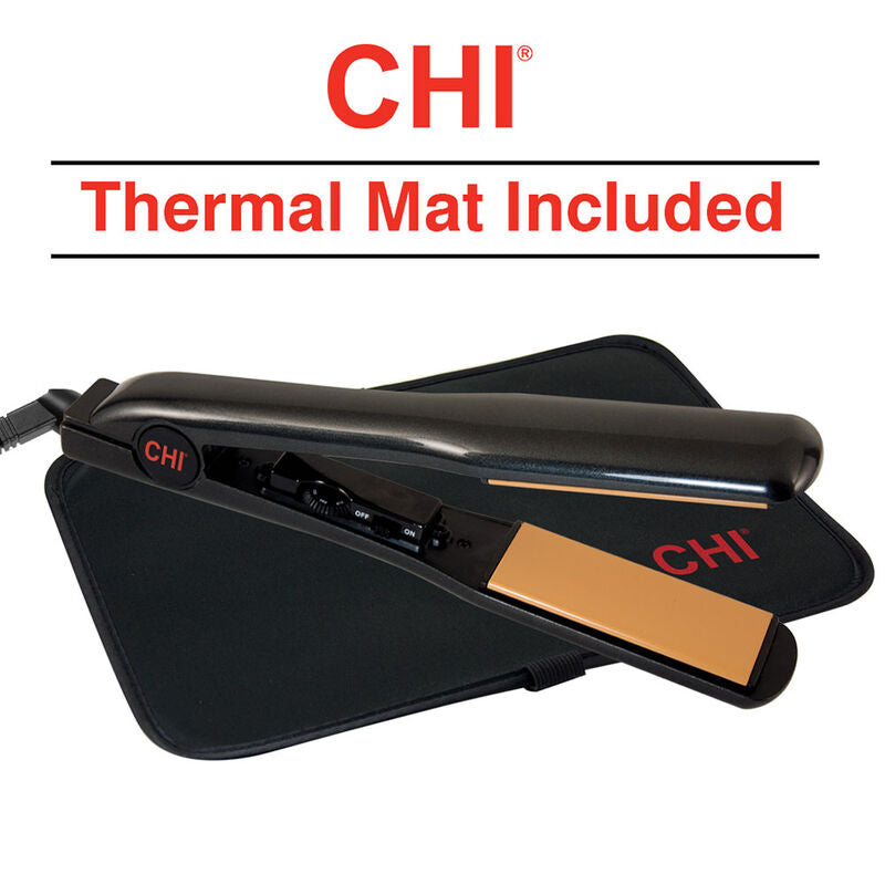 CHI 1.5 Inch Tourmaline Ceramic Wide Plate Hairstyling Iron - Onyx Black