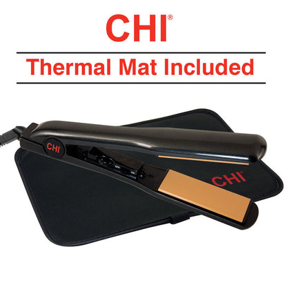 CHI 1.5 Inch Tourmaline Ceramic Wide Plate Hairstyling Iron - Onyx Black