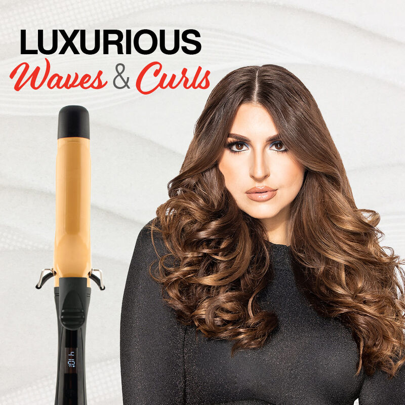 CHI 1 Inch Tourmaline Ceramic Curling Iron - Matte Black