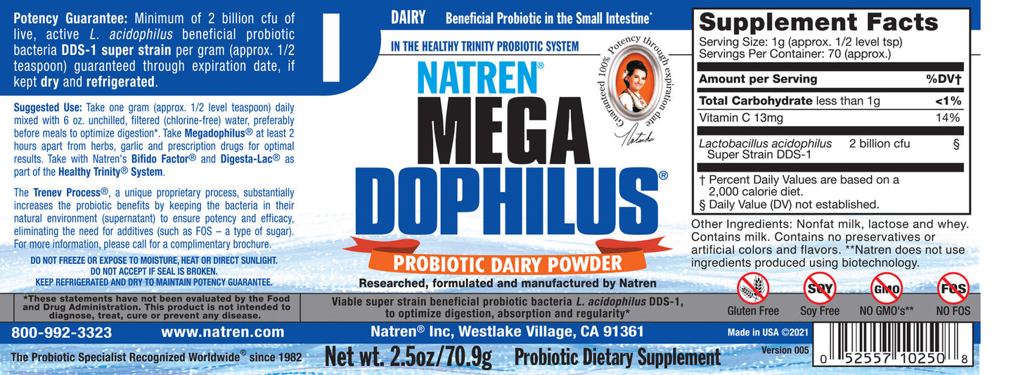 NATREN MEGADOPHILUS-DAIRY FREE