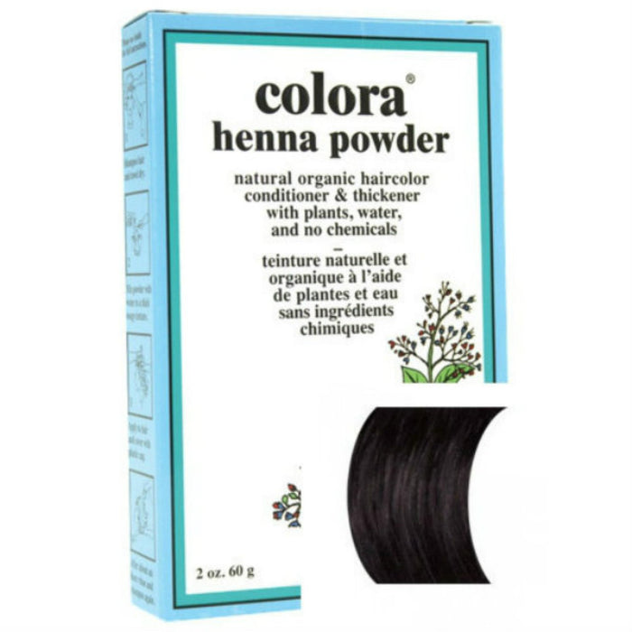 COLORA HENNA CREME BLACK    2OZ