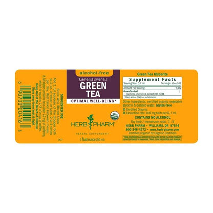 HERB PHARM GREEN TEA HERB GLYCERITE