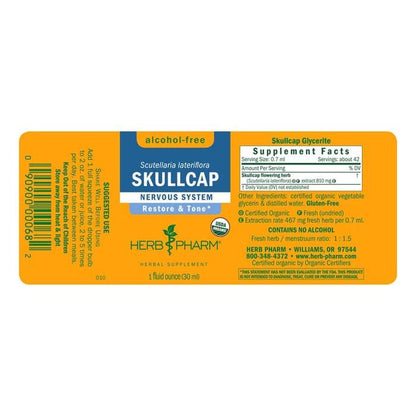 HERB PHARM SKULLCAP GLYCERITE