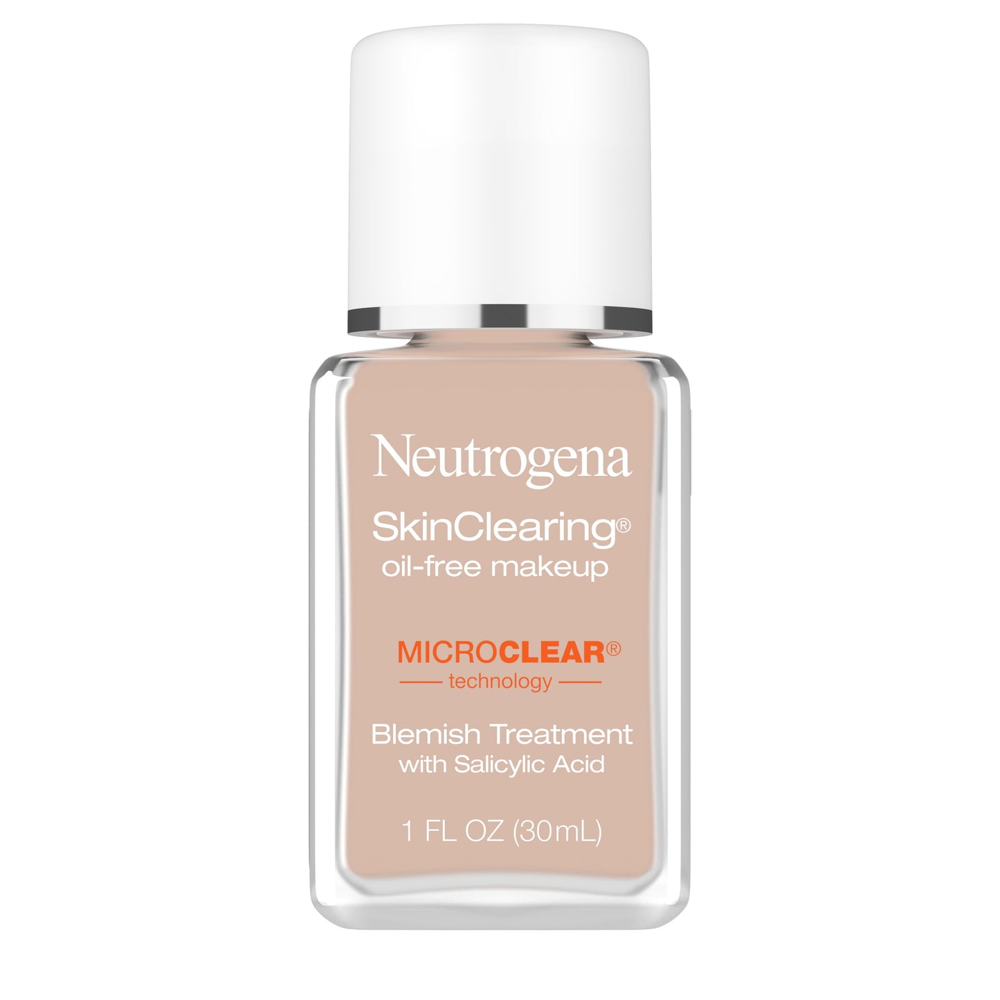 Neutrogena SkinClearing Foundation for Acne, Natural Ivory, 1 fl. oz