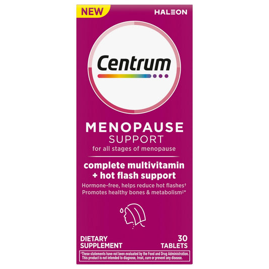 CENTRUM MENOPAUSE SPPT+MULT VIT TAB 30CT