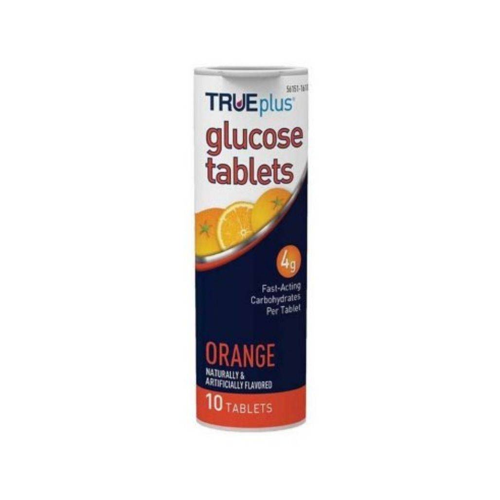 TRUEPLUS GLUCOSE TABLET ORANGE 50CT