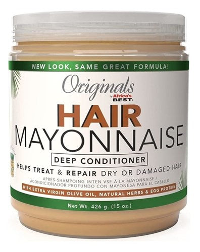 Africas Best Orig Hair Mayo Deep Conditioner 15oz Jar