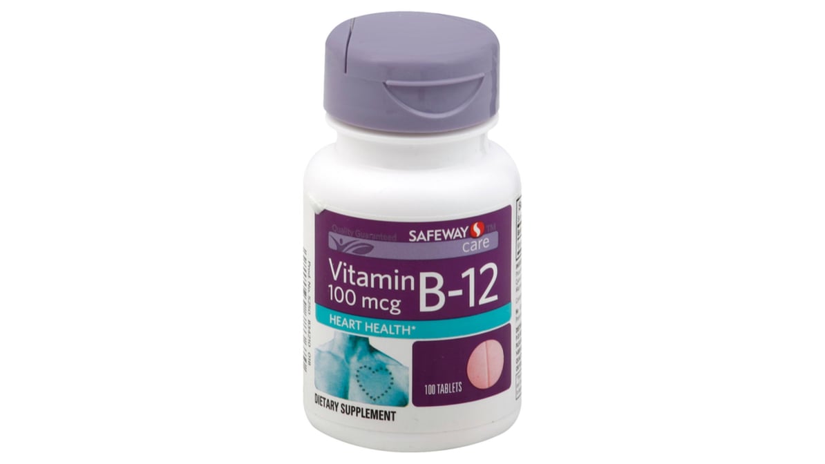 VITAMIN B-12 100 MCG TAB 100