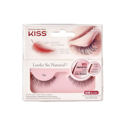 KISS So Natural 01 False Eyelashes - Shy Natural, 5 pairs