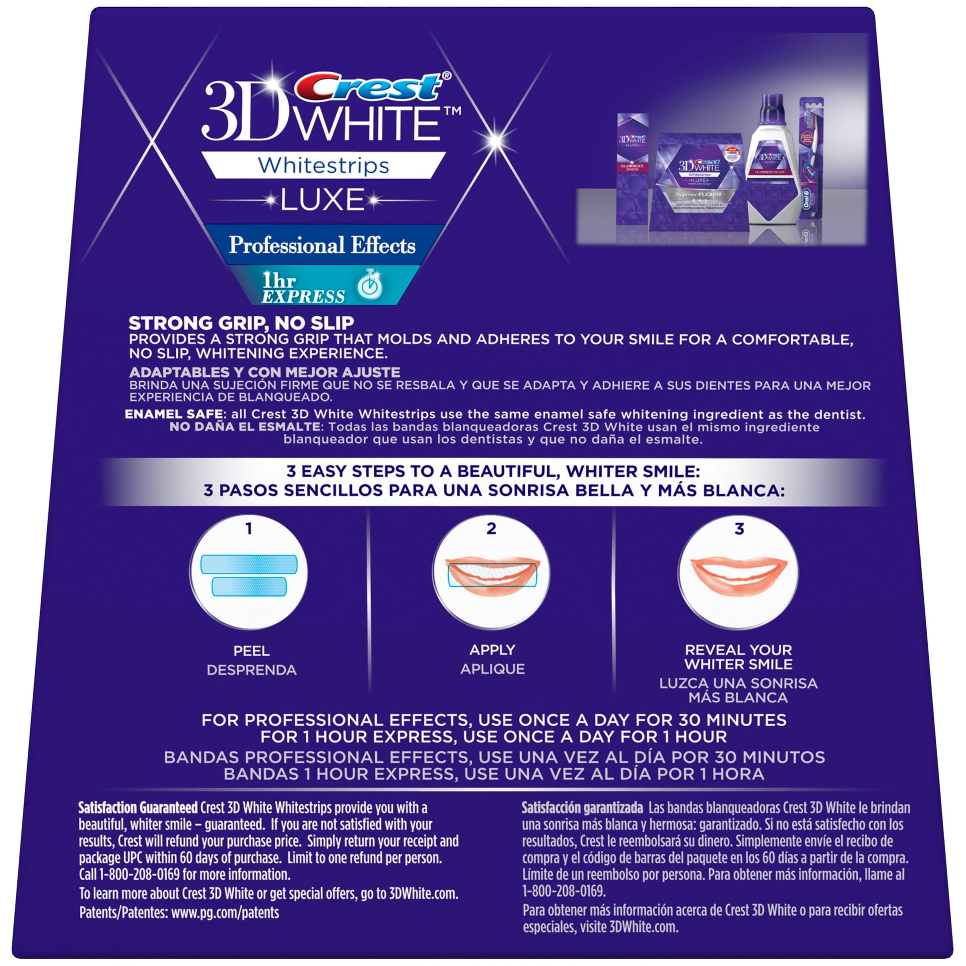 CREST 3D WHITE LUXE SI 40PROF EFT