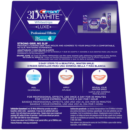 CREST 3D WHITE LUXE SI 40PROF EFT
