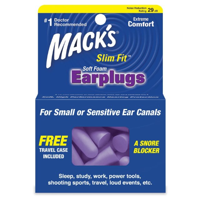 MACKS PS EARPLUG 4EA ORN SIL WP