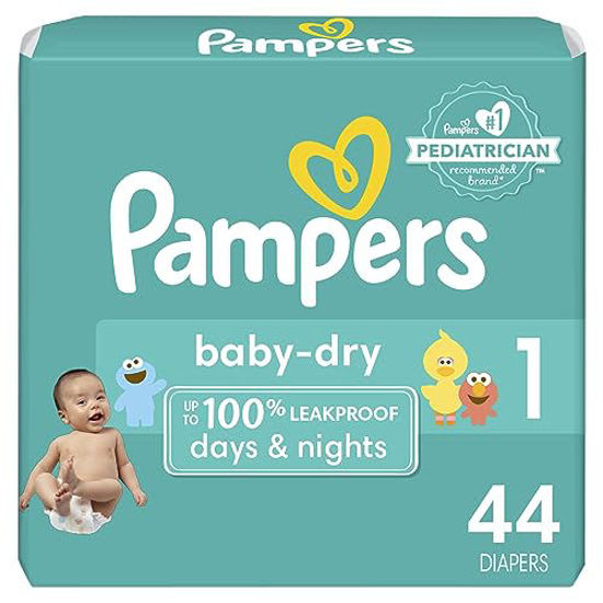 Pampers Diapers Size 1 Baby- Dry 44 Count