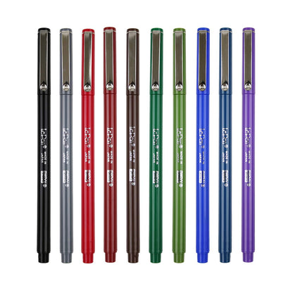 Marvy Uchida LePen Micro-Fine Point Pen Set - Dark Colors, 10 pieces