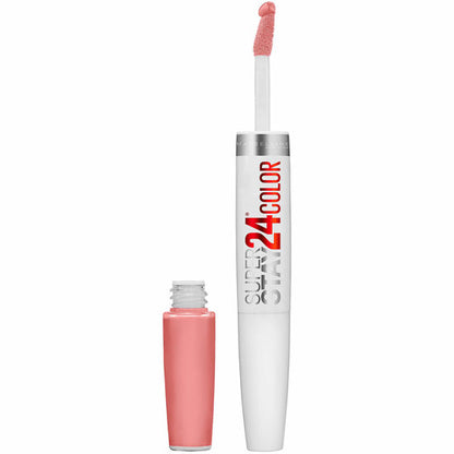MAYBELLINE New York Super Stay 24 Hour Long-Lasting 2-Step Liquid Lipstick, All Night Apricot, 0.78 oz