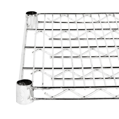 WIRE SHELF 18"X42" STAINLESS 4 CT DS