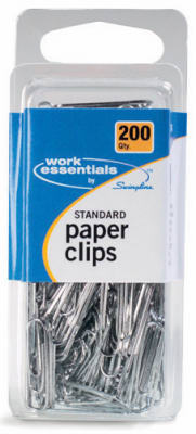 Ava Standard Paper Clips, 200 count