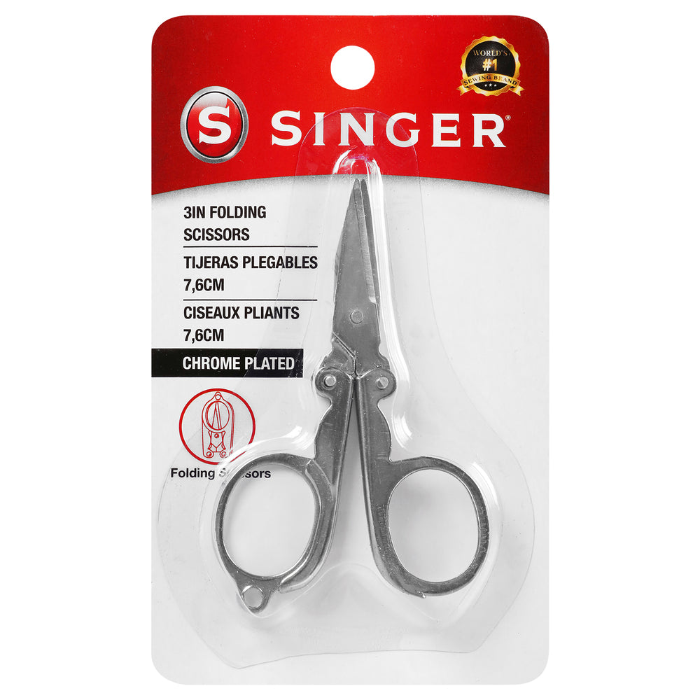 SINGER Folding Scissors, 3-inch
