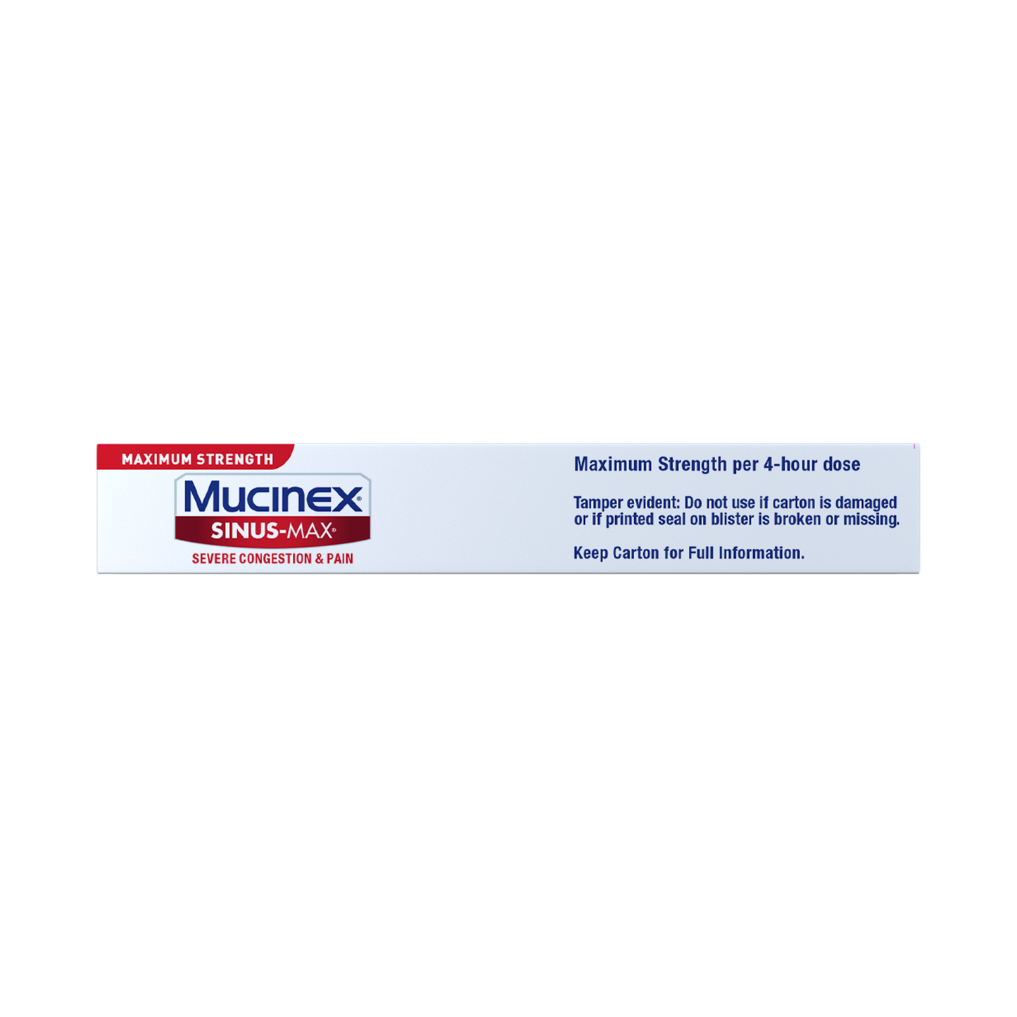 MUCINEX SINUS-MAX SEVERE CONGEST CPL 20C