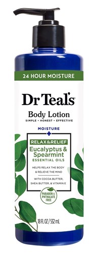 Dr Teals Body Lotion Relax & Relief Eucalypts/Spearmnt 18oz