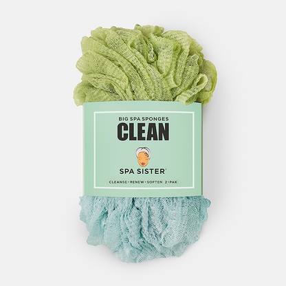 elle & kate Deluxe Shower Sponges, 3 count