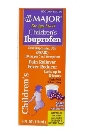 CHILDRENS IBUPROFEN 100MG PFS 50X5 ML UD