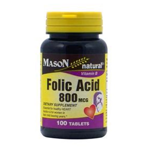 FOLIC ACID B-6 & B-12 90CT TABLETS MASON