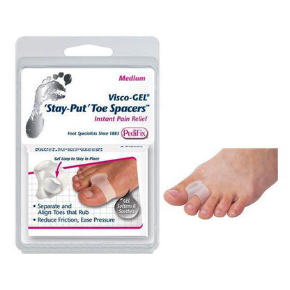 PEDIFIX TOE SEPARATORS VISCO GEL XL DS