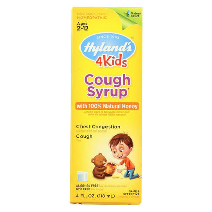 HYLANDS BABY COUGH SYRUP 4 OZ