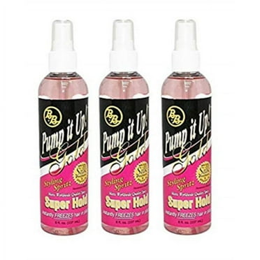 Bronner Bros Pump It up Styling Spritz Gold Super Hold, 8 oz